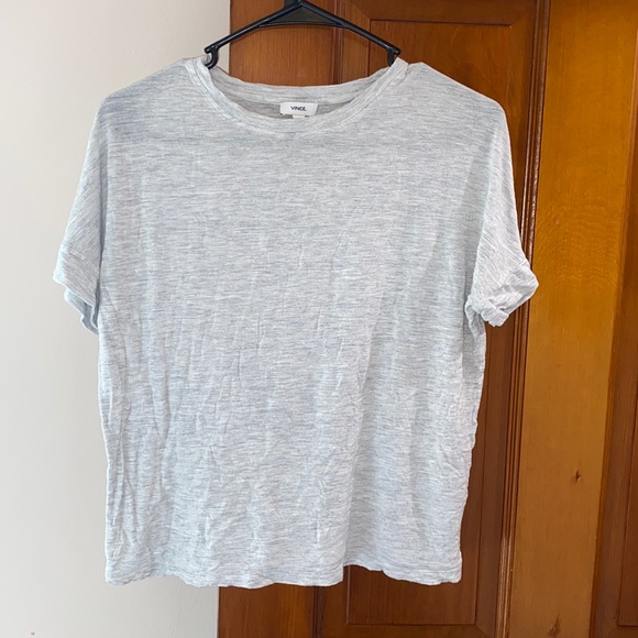 Vince Tops - Closet Closing - Vince Grey Boxy Tee